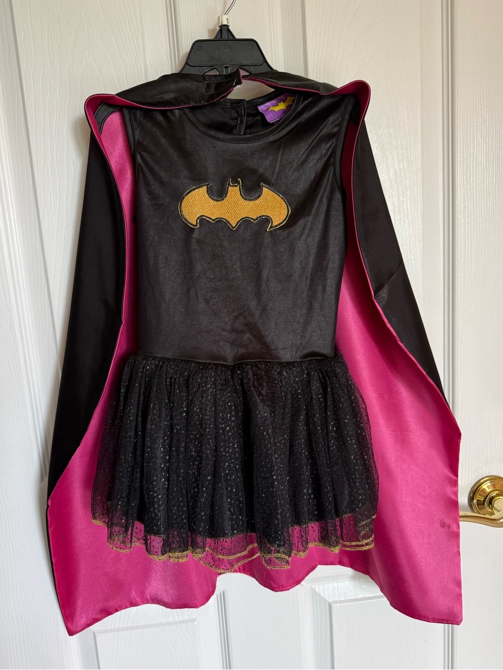 Rubie's Black and Hot Pink Batgirl Tutu Costume with Gold Emblem